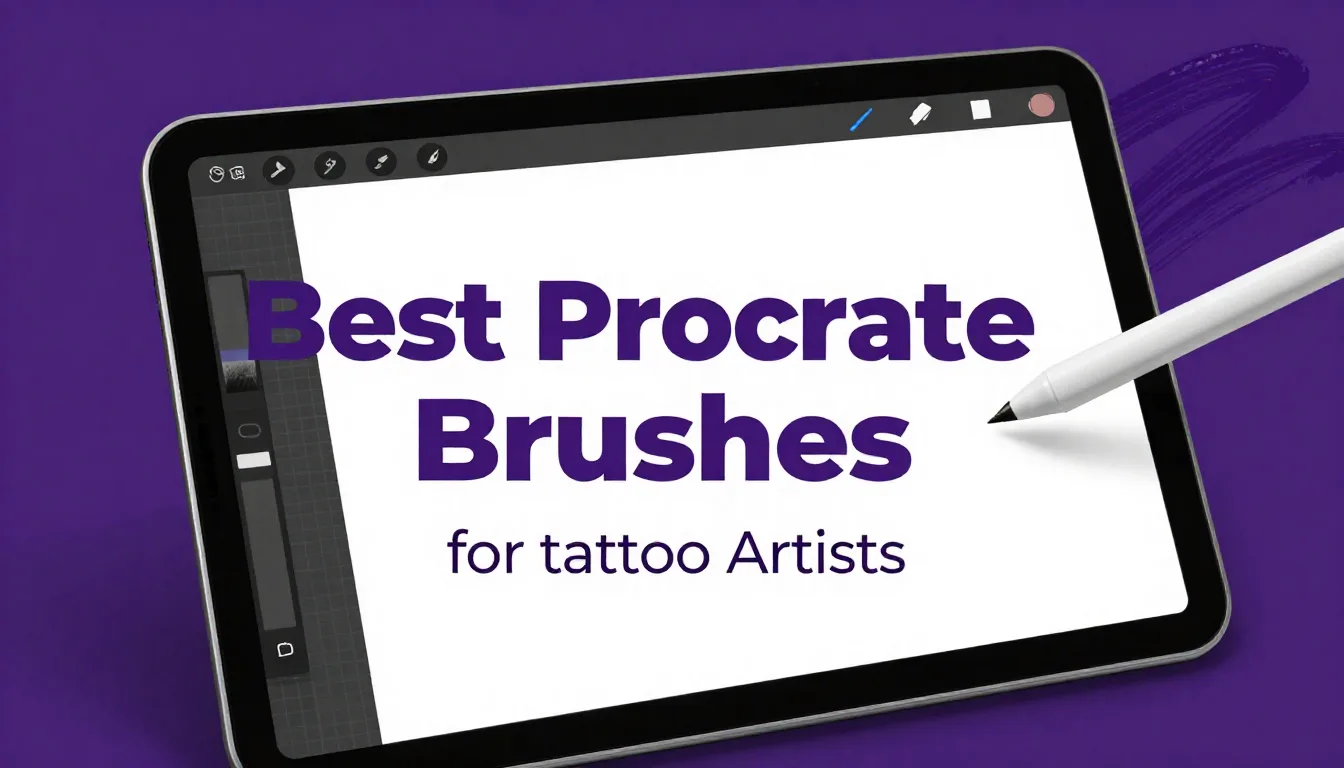 Best Procreate Brushes for Professional Tattoo Artists