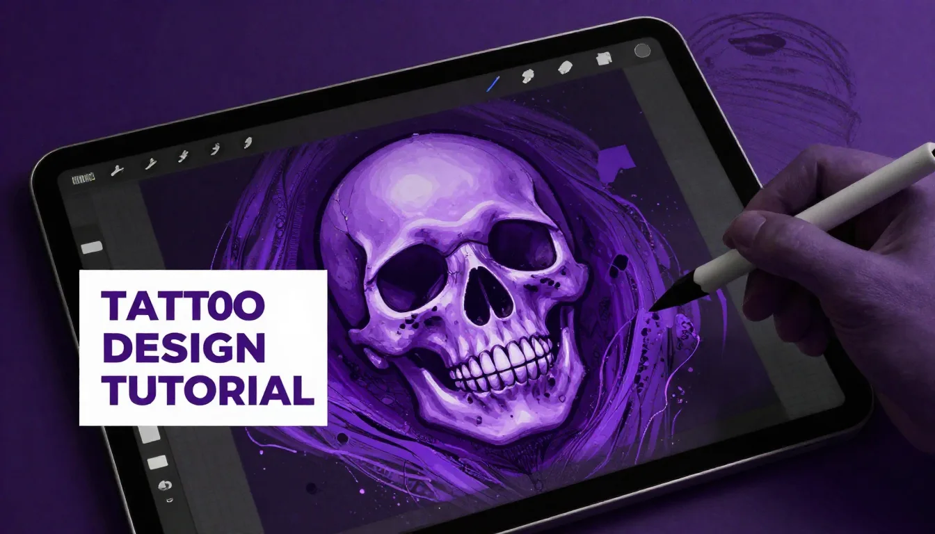 The Ultimate Skull Tattoo Design Tutorial for Procreate Artists