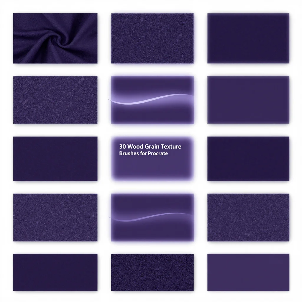 30 Procreate Wood Grain Texture Brushes for Procreate iPad