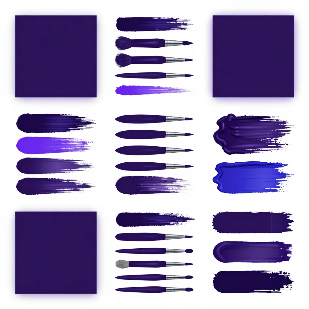 40 Procreate Acrylic Painting Brushes for Procreate iPad