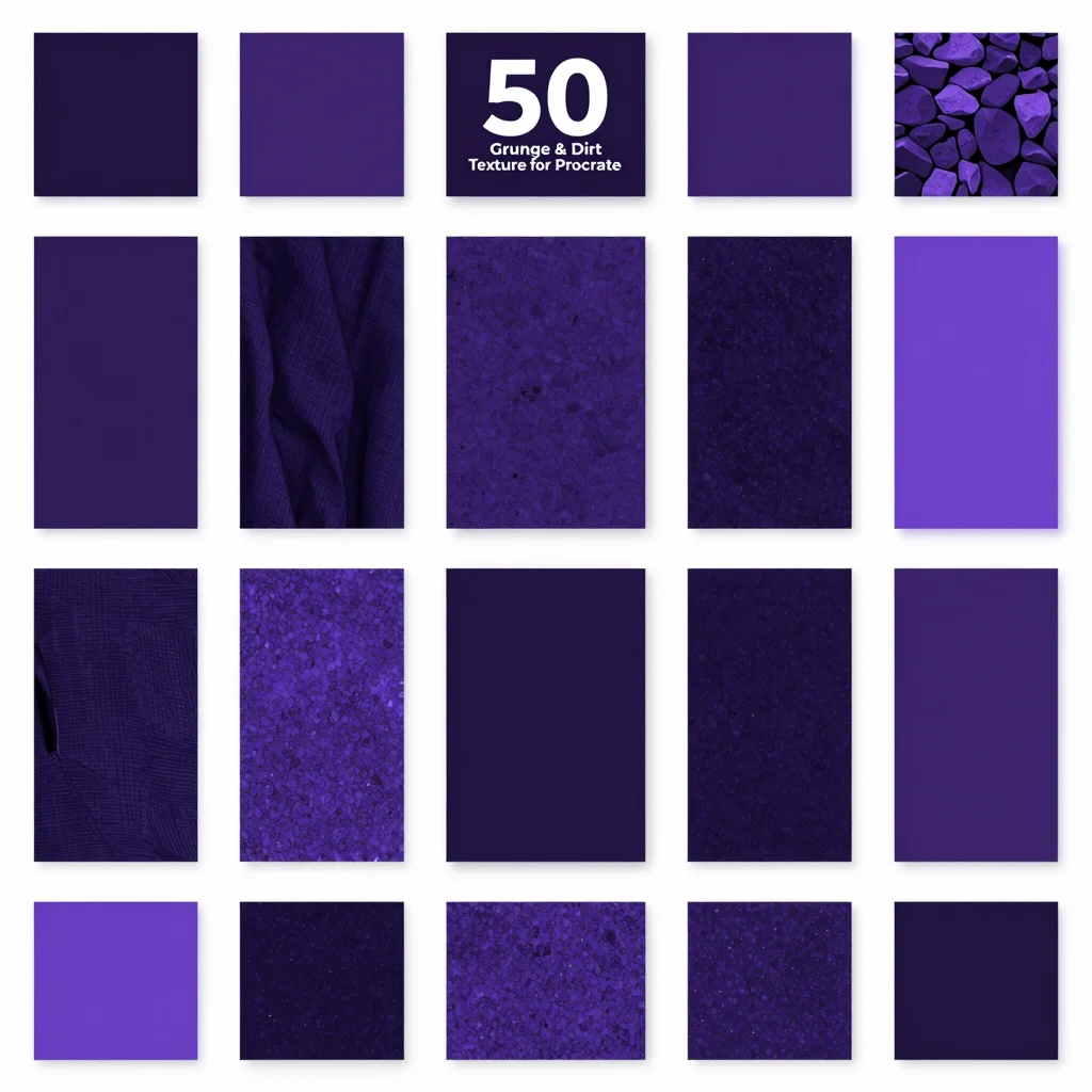 50 Procreate Grunge & Dirt Texture Brushes for Procreate iPad