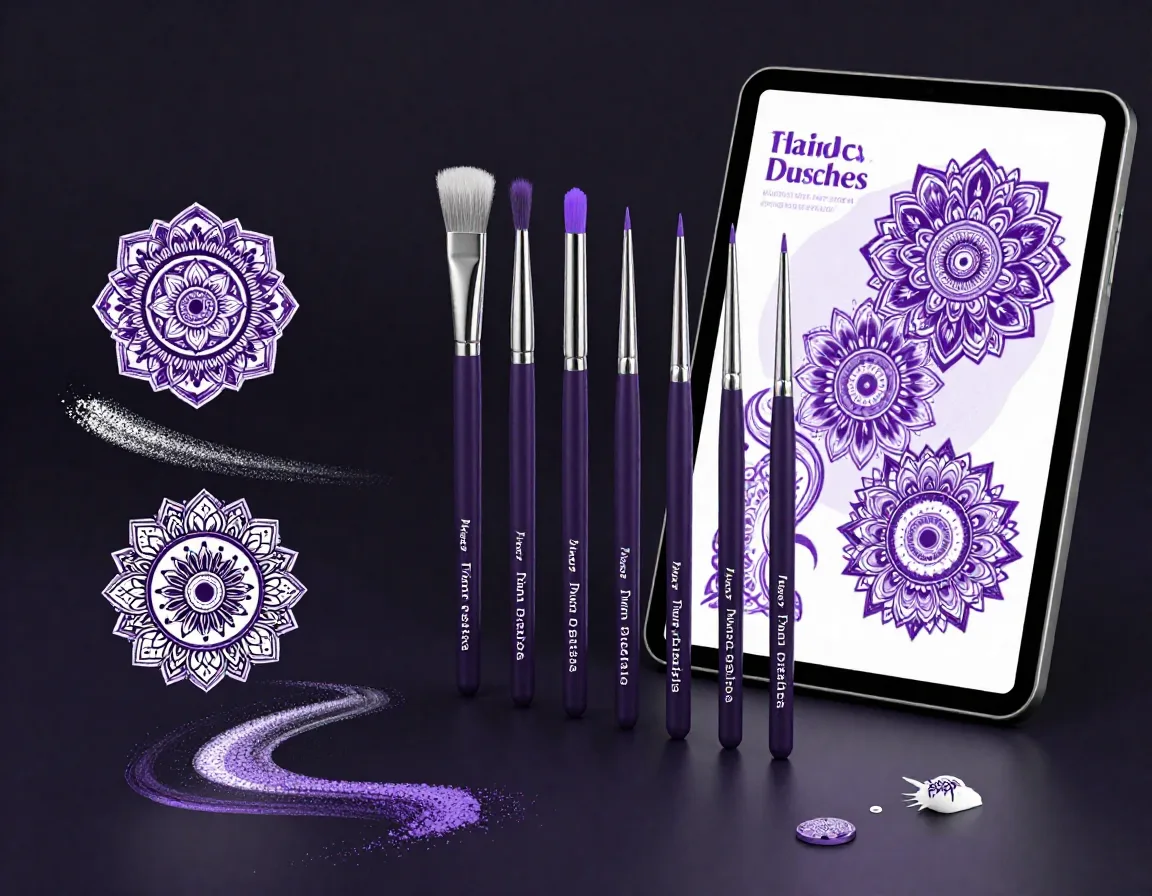 Mandala Tattoo Design Brushes brush set for Procreate iPad