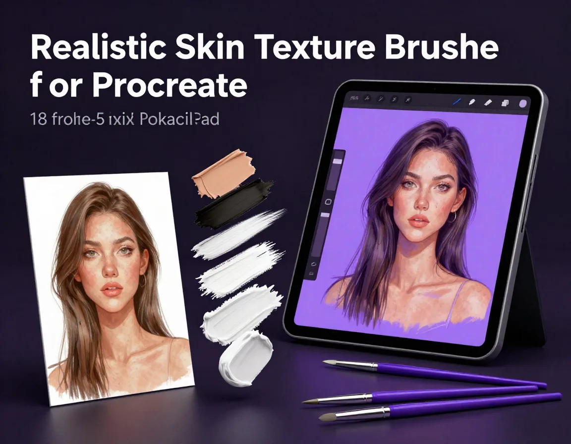 Realistic Skin Texture Brushes