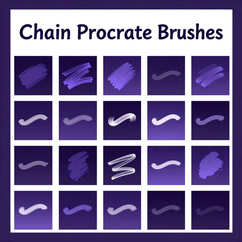 Chain Procreate Brushes — free download for Procreate iPad