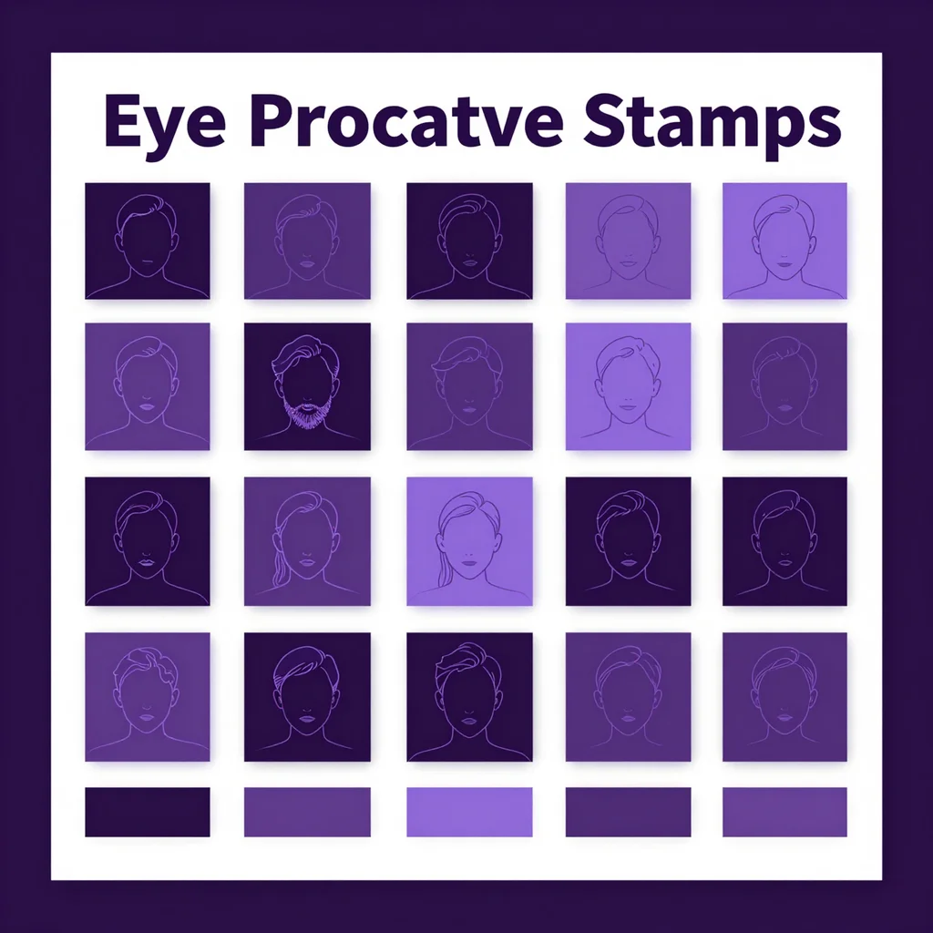 Eye Procreate Stamps — free download for Procreate iPad