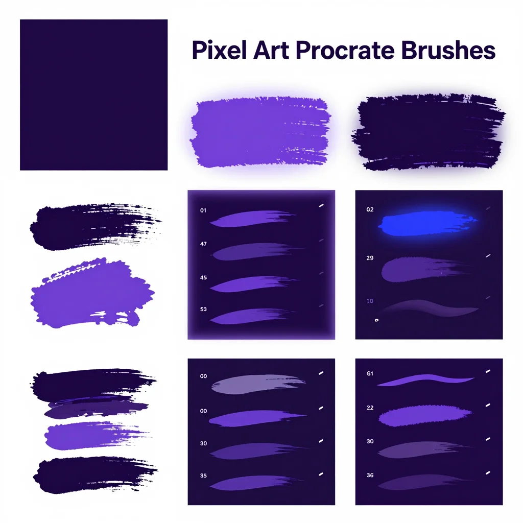 Pixel Art Procreate Brushes — free download for Procreate iPad