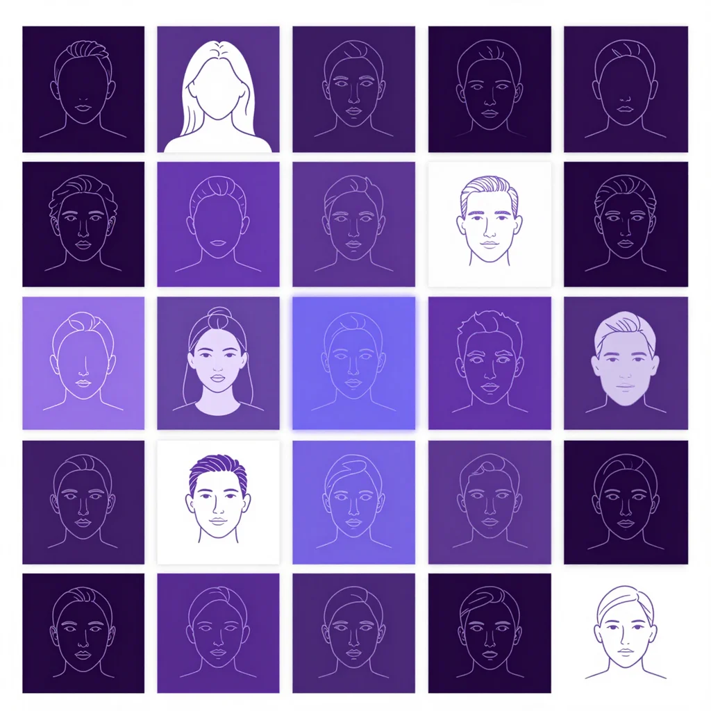 40 Procreate Body Parts Portrait Stamps