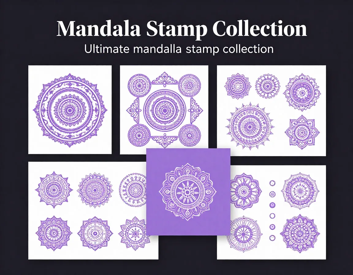 Mandala Stamp Collection for Procreate